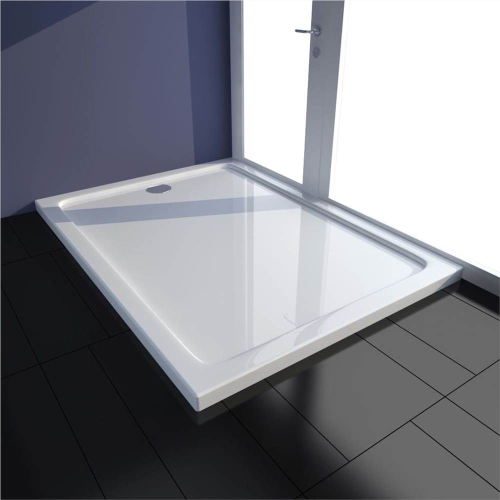 

Shower Base Tray ABS White 80x110 cm