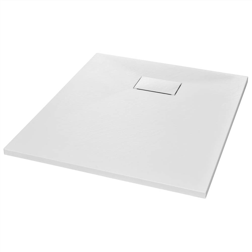 Shower Base Tray SMC White 90x70 cm