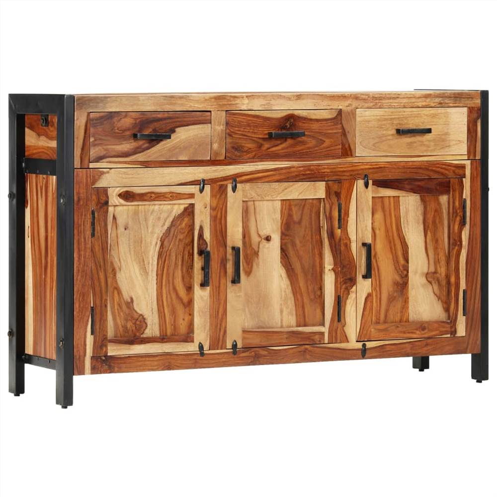 

Sideboard 120x35x75 cm Solid Sheesham Wood