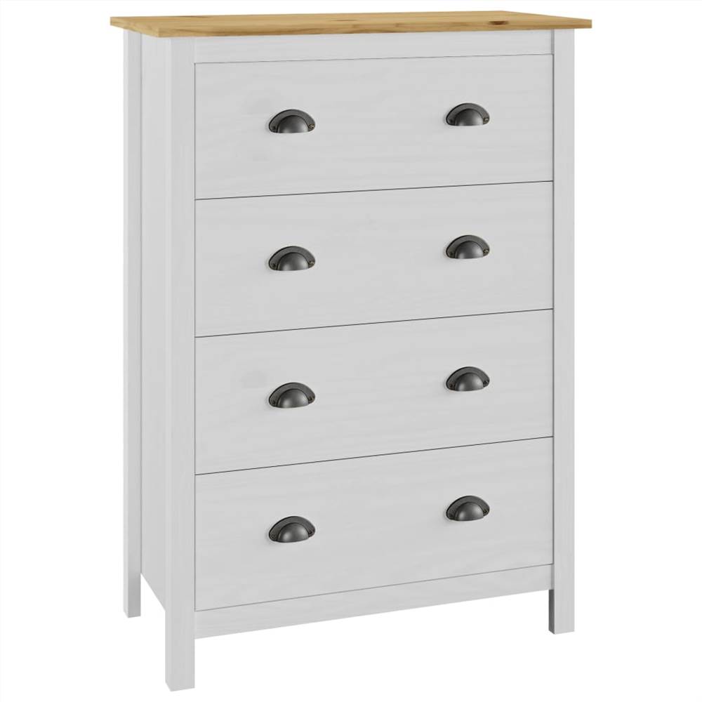 

Sideboard Hill Range with 4 Drawers 79x40x110 cm Solid Pine Wood
