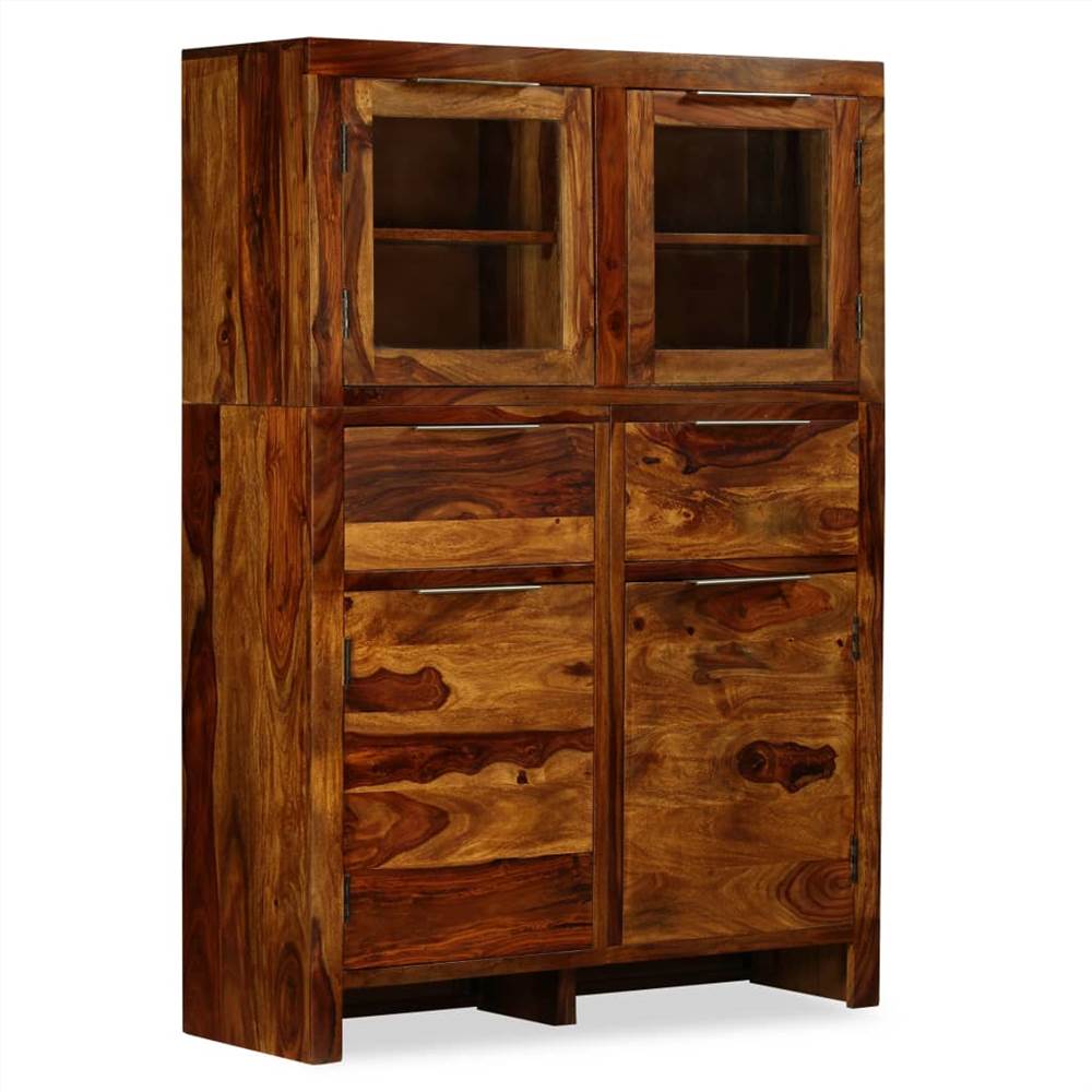 Sideboard Solid Sheesham Wood 100x35x140 cm