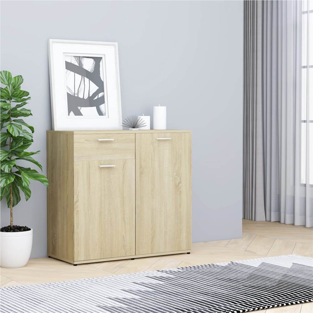

Sideboard Sonoma Oak 80x36x75 cm Chipboard