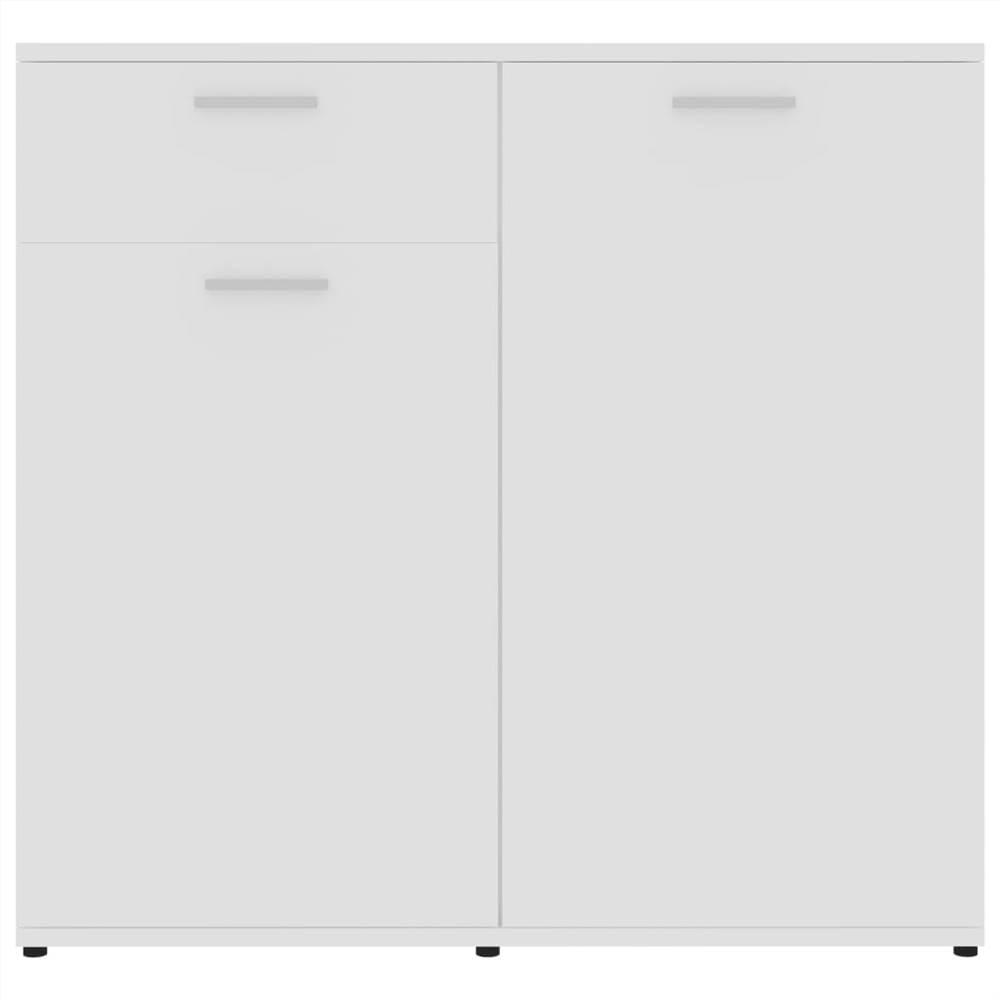 Sideboard White 160x36x75 cm Chipboard