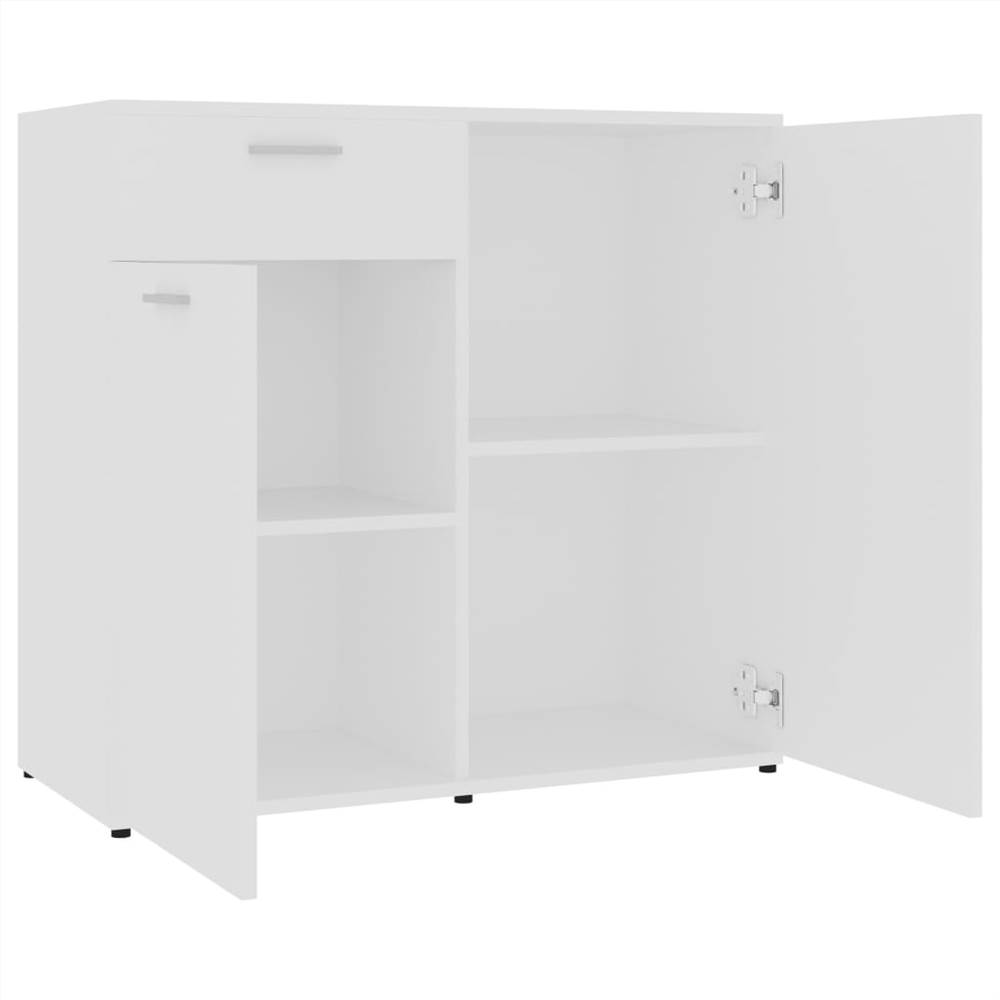 Sideboard White 160x36x75 cm Chipboard