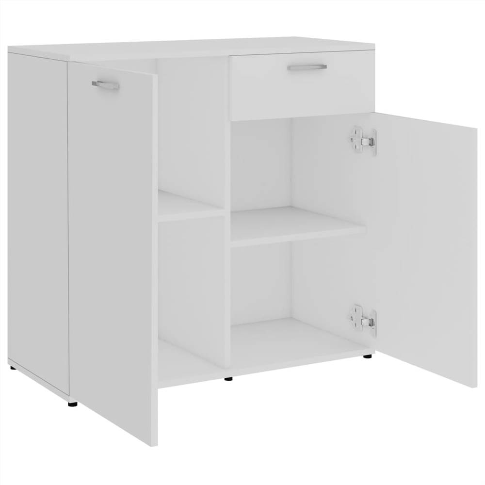 Sideboard White 160x36x75 cm Chipboard