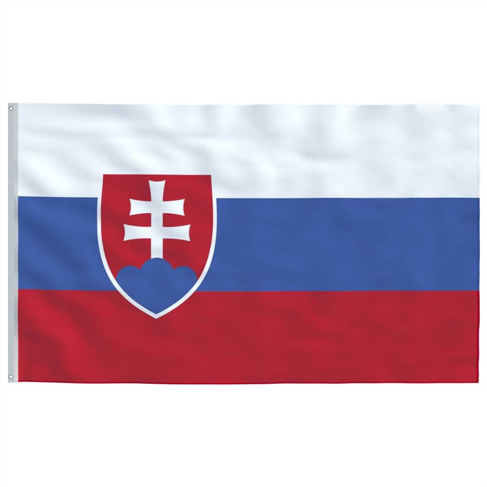 Slovakia Flag and Pole Aluminium 6,2 m