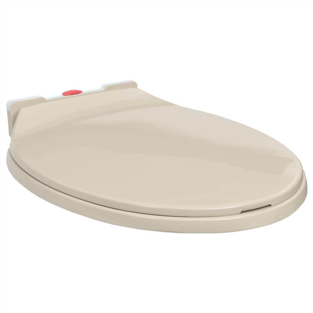 

Soft-Close Toilet Seat Quick Release Apricot Oval