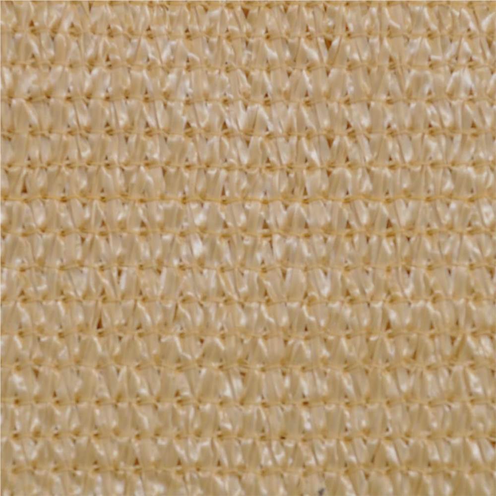Sunshade Sail HDPE Rectangular 4x6 m Beige