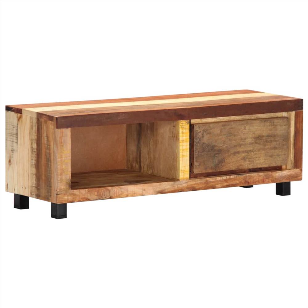 TV Cabinet 100x30x33 cm Solid Reclaimed Wood