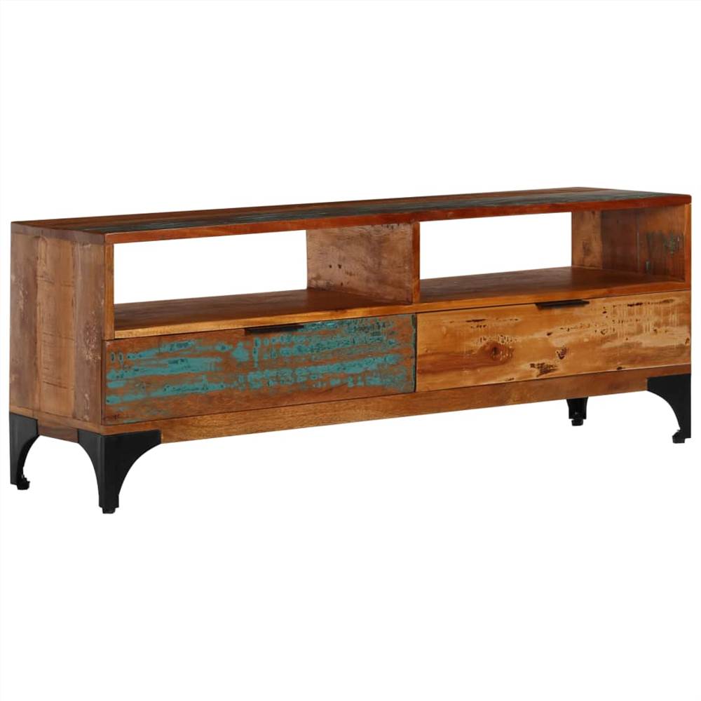 

TV Cabinet 118x35x45 cm Solid Reclaimed Wood