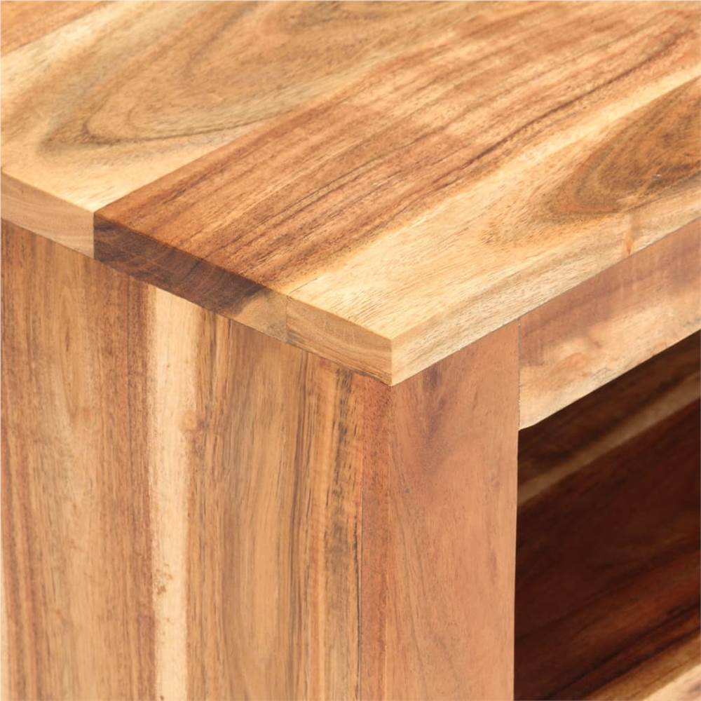 TV Cabinet 90x30x40 cm Solid Acacia Wood