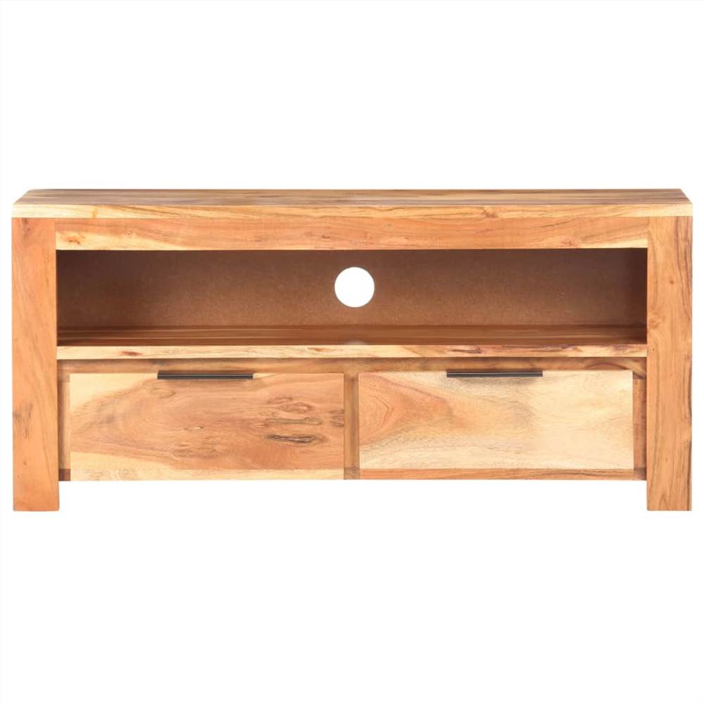 TV Cabinet 90x30x40 cm Solid Acacia Wood
