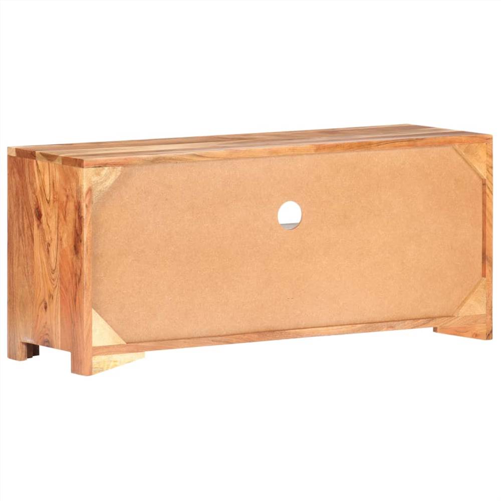 TV Cabinet 90x30x40 cm Solid Acacia Wood