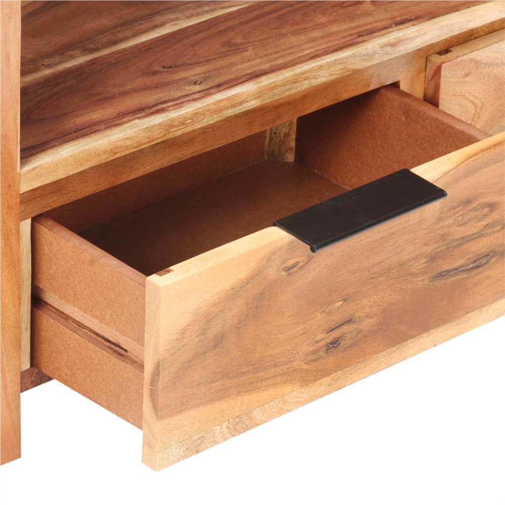 TV Cabinet 90x30x40 cm Solid Acacia Wood