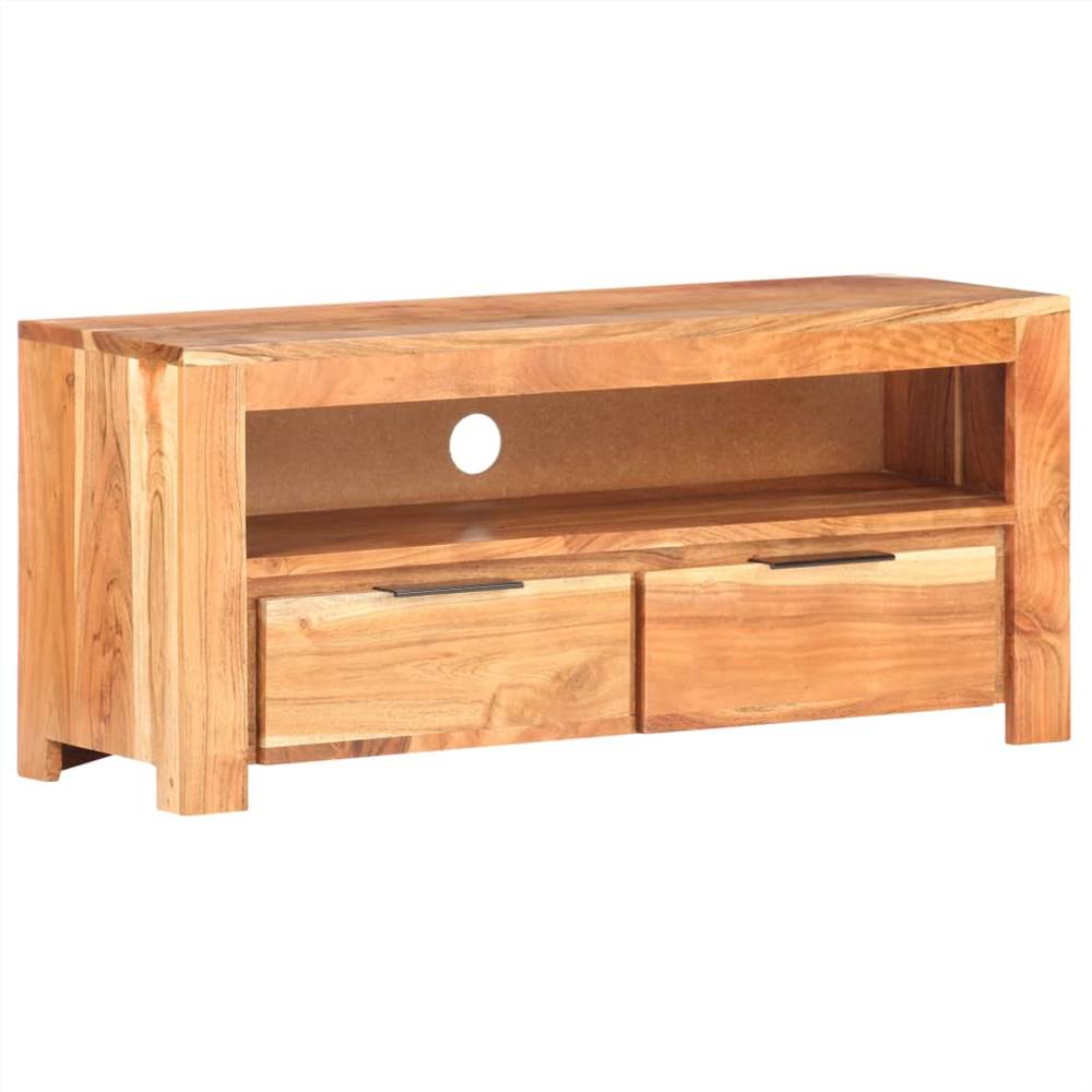 TV Cabinet 90x30x40 cm Solid Acacia Wood