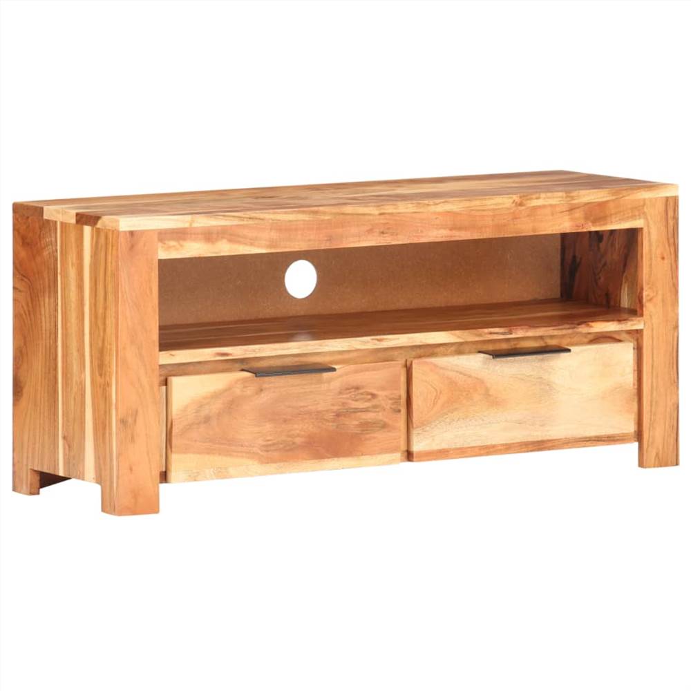 TV Cabinet 90x30x40 cm Solid Acacia Wood