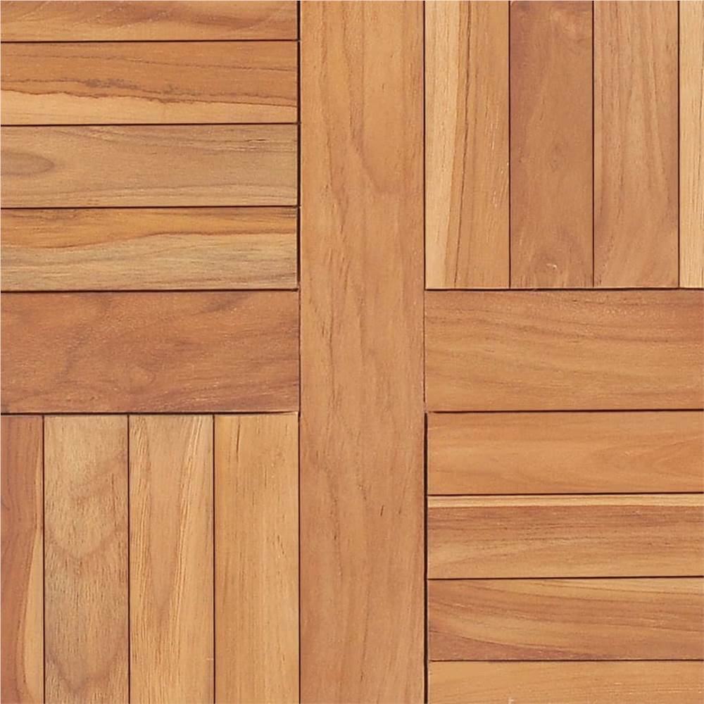 Table Top Solid Teak Wood 60x60x2,5 cm