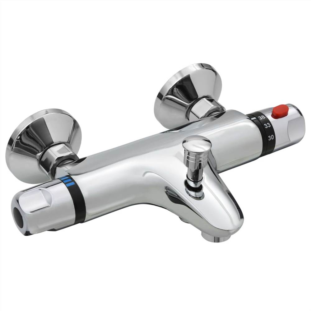 Thermostatic Bathtub Shower Mixer Faucet Chrome