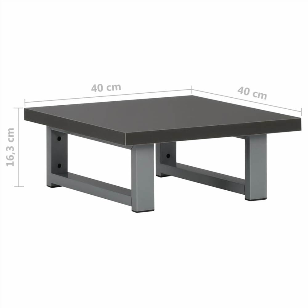 Two Piece Bathroom Furniture Set Ceramic Grey