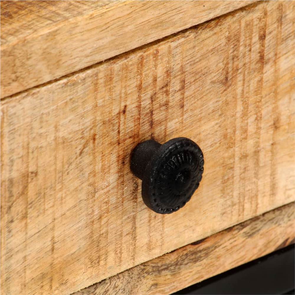 U-Shaped Side Table 45x30x61 cm Solid Mango Wood