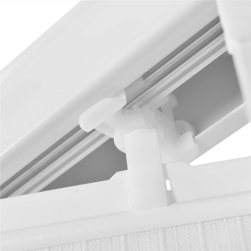 Vertical Blinds White Fabric 150x180 cm