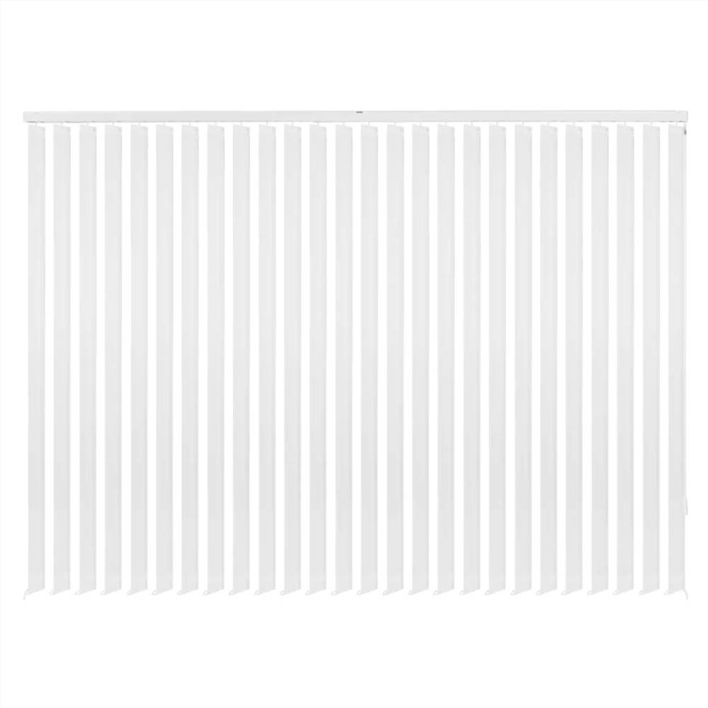 Vertical Blinds White Fabric 150x250 cm