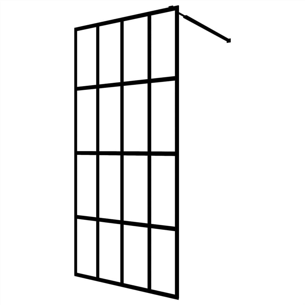 Walk-in Shower Screen Tempered Glass 140x195 cm