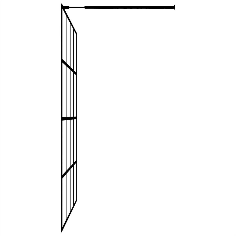 Walk-in Shower Screen Tempered Glass 140x195 cm