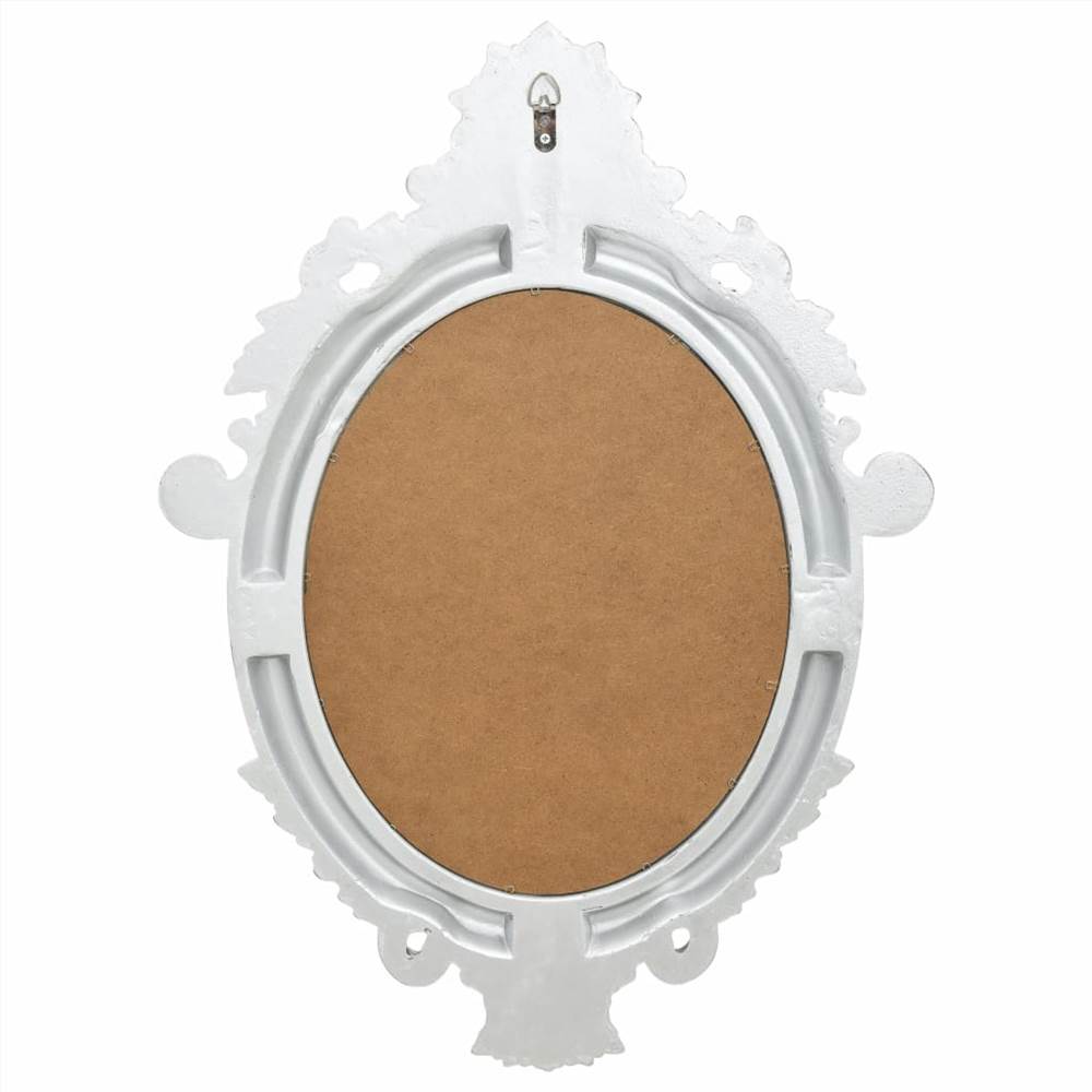 Wall Mirror Castle Style 56x76 cm Silver