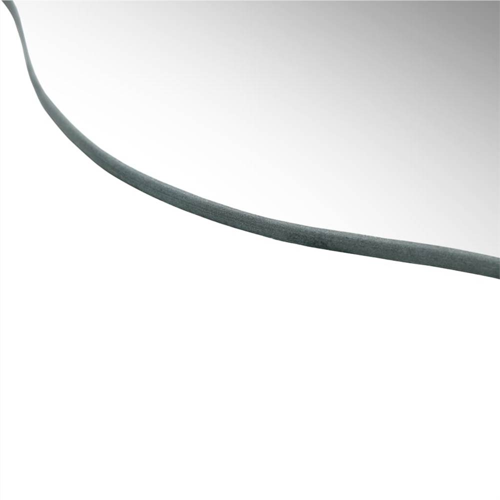 Wall Mirrors 4 pcs 110x23 cm Wave Glass