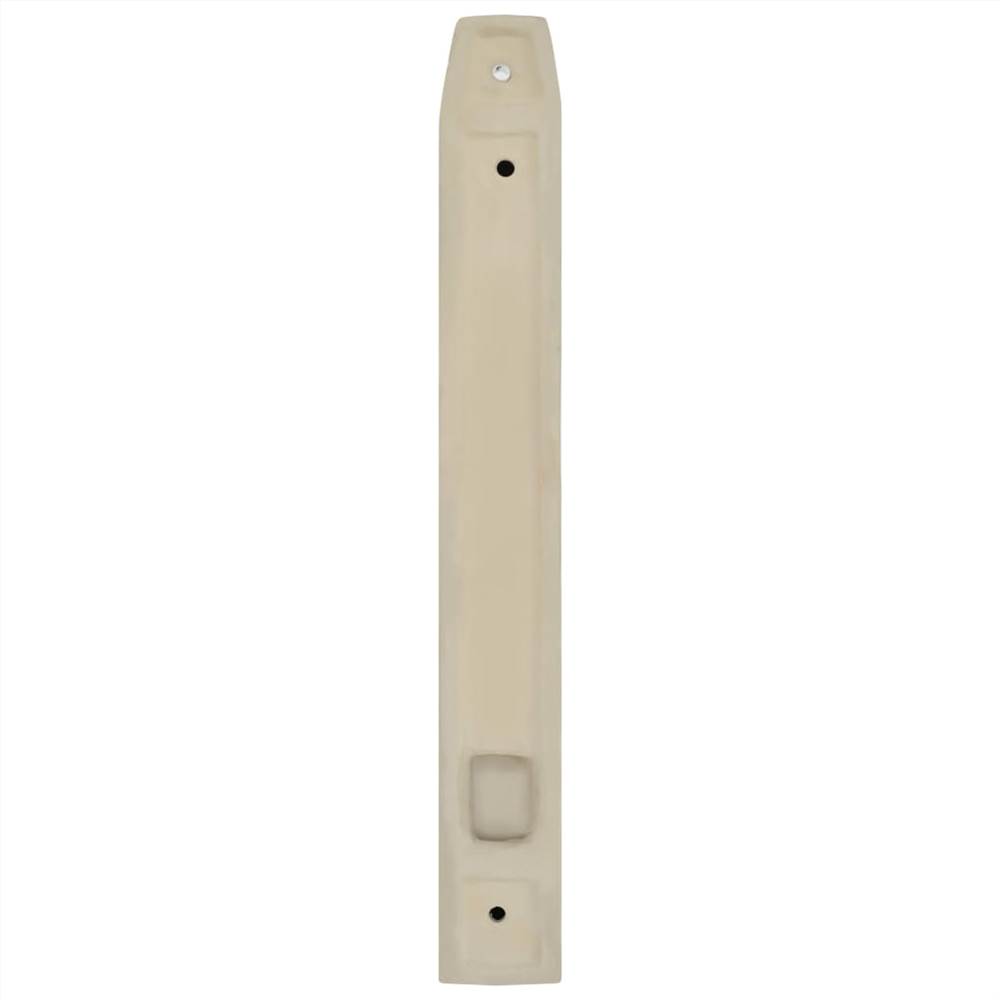 Wall-mounted Urinal Privacy Screen Ceramic White