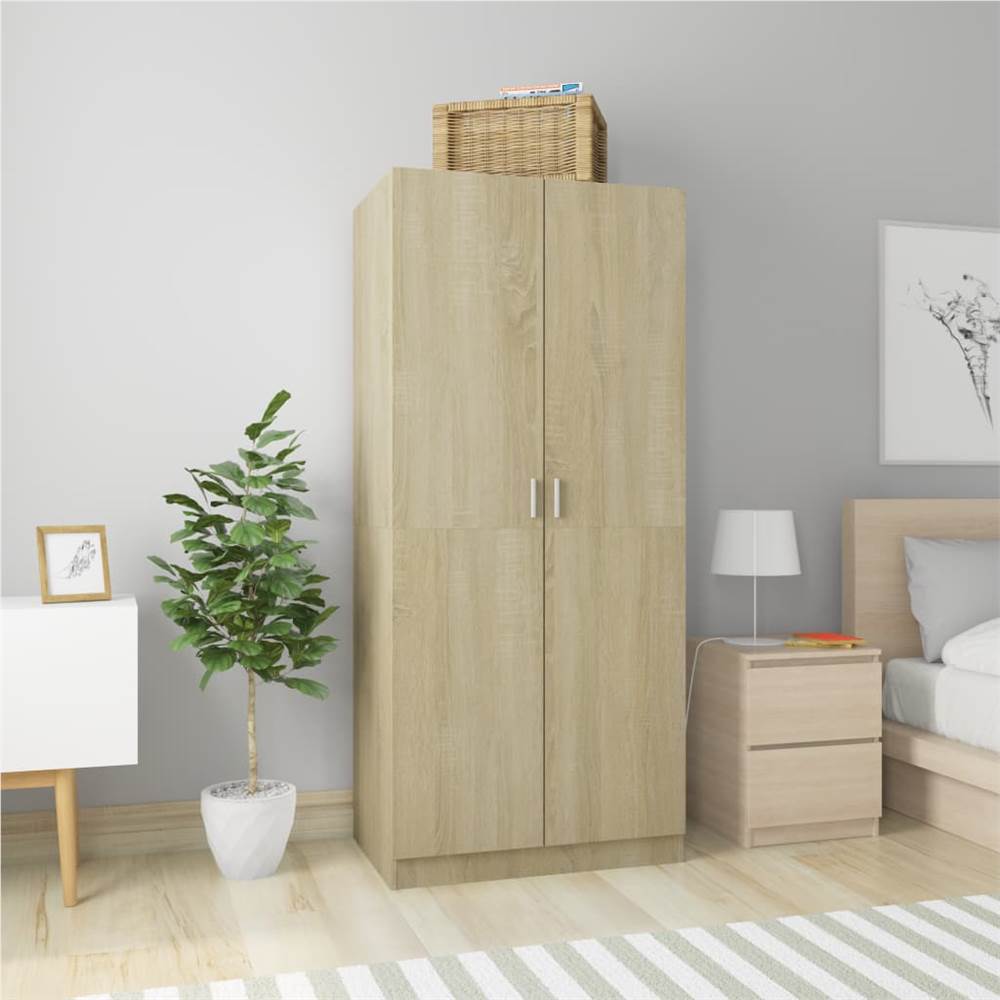Grey Modern Bedroom Set 3 Door Mirrored Combi NEW Pacific Large Sonoma Oak 