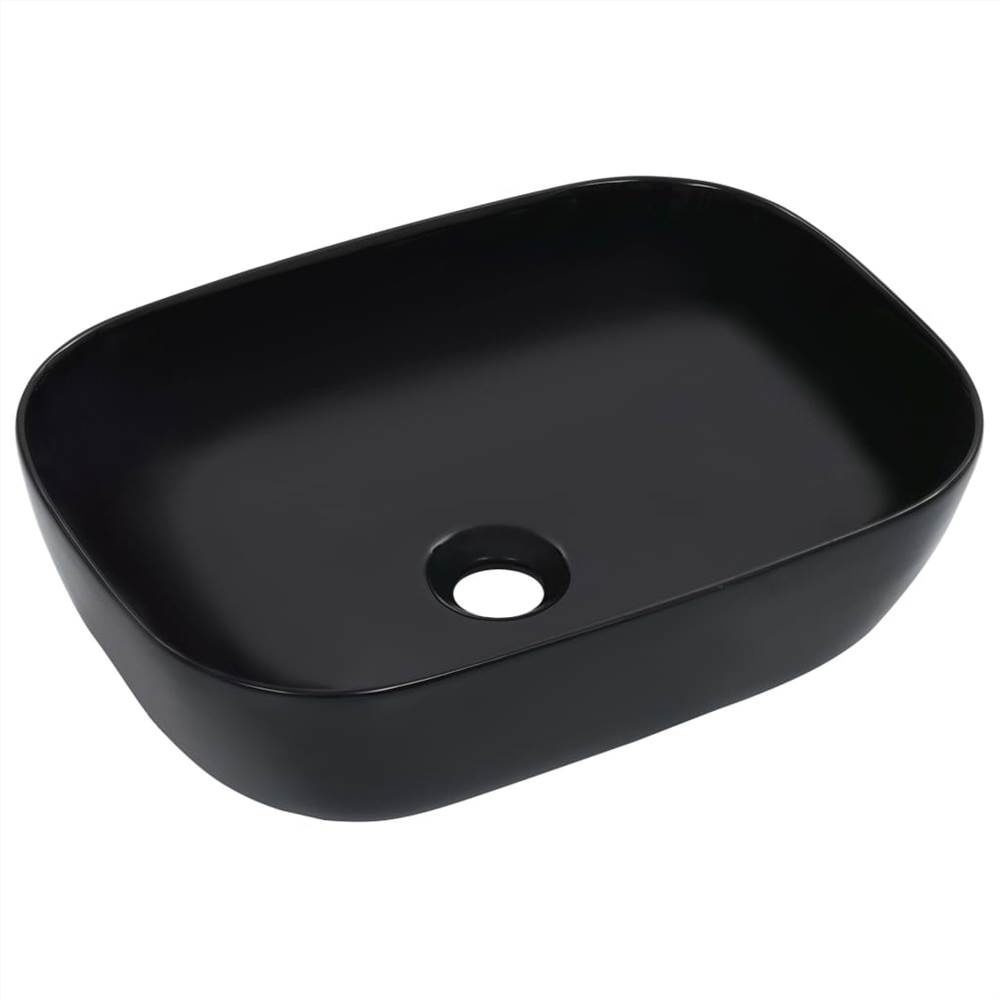 

Wash Basin 45.5x32x13 cm Ceramic Black