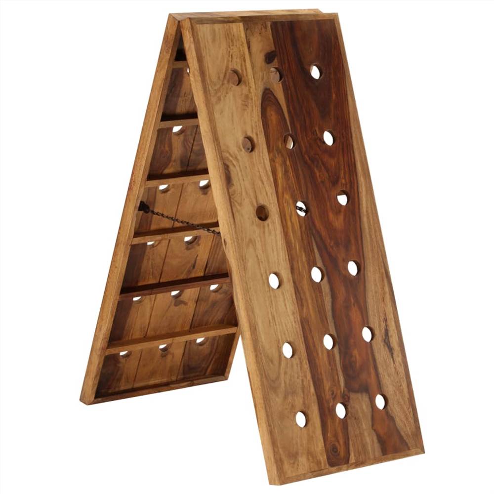Wine Rack for 36 Bottles Solid Sheesham Wood