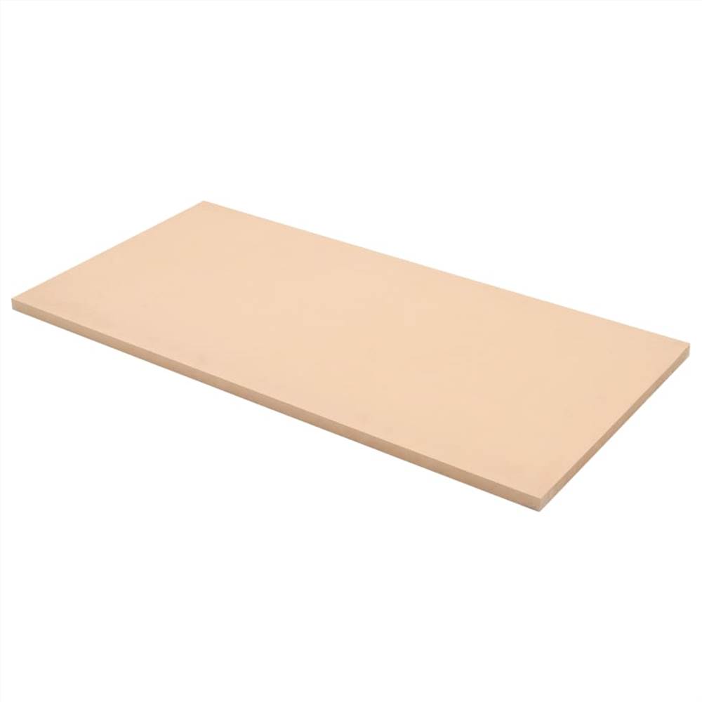 2 pcs MDF Sheets Rectangular 120x60 cm 25 mm