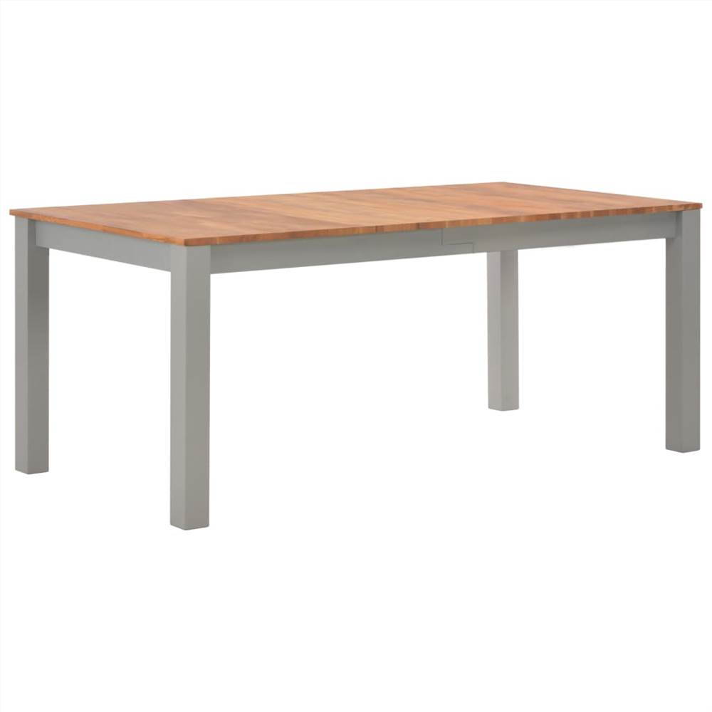 

Dining Table 180x90x74 cm Solid Oak Wood