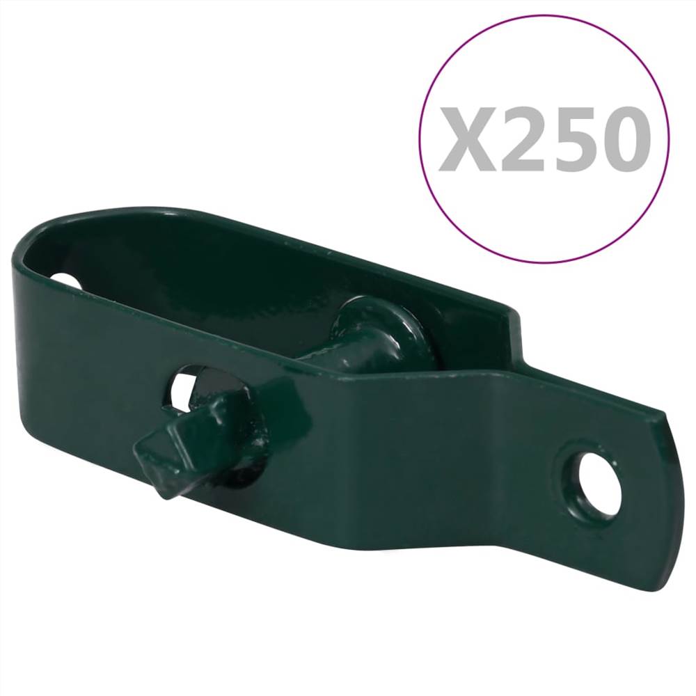 

Fence Wire Tensioners 250 pcs 90 mm Steel Green