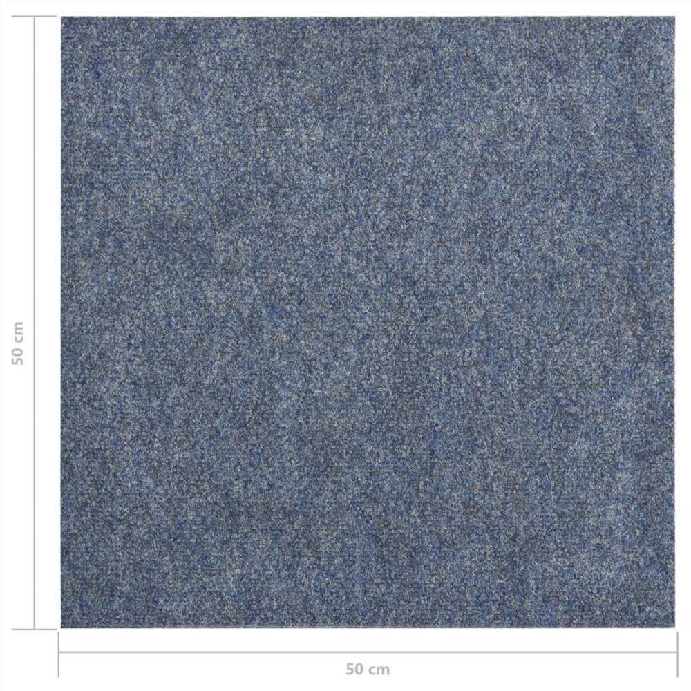 Floor Carpet Tiles 20 pcs 5 m² Blue