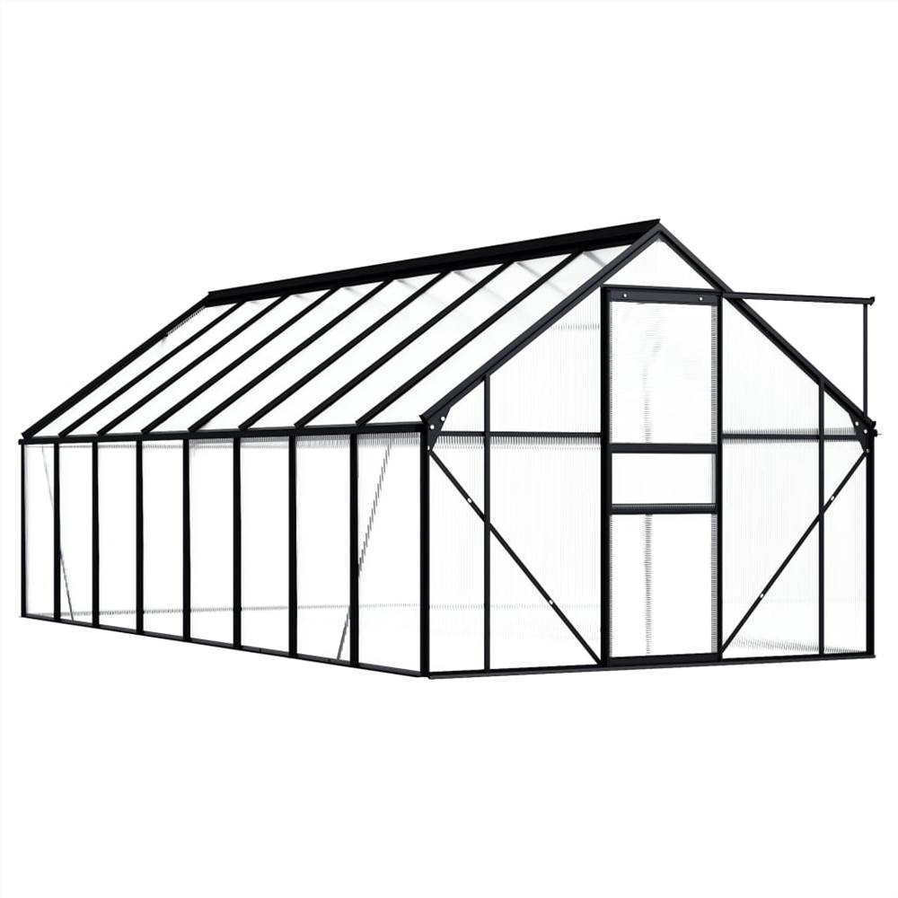 Greenhouse Anthracite Aluminium 9.31 m²