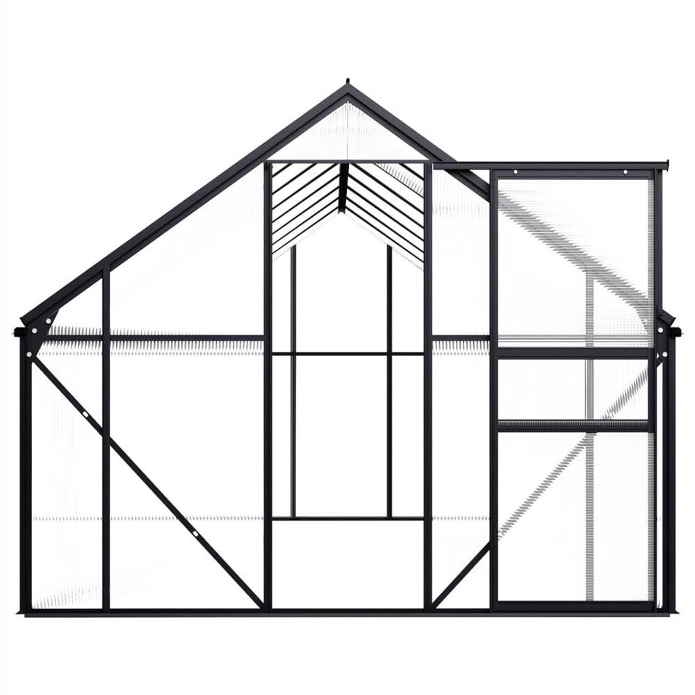 Greenhouse Anthracite Aluminium 9.31 m²