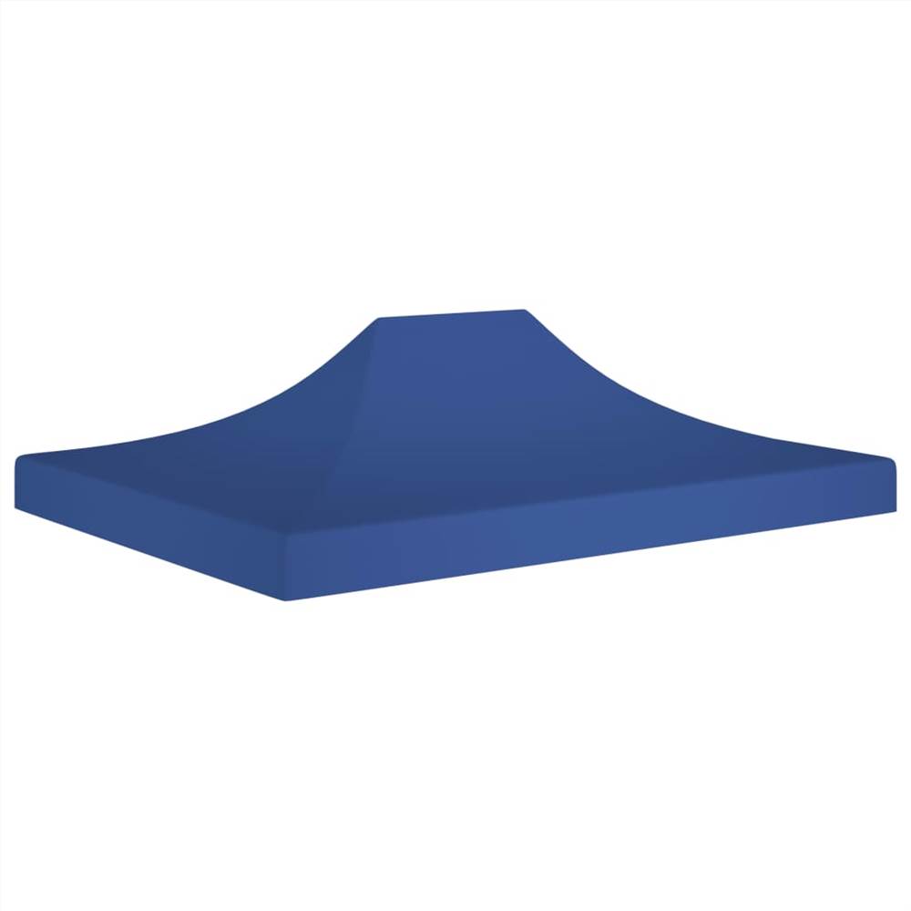 Party Tent Roof 4.5x3 m Blue 270 g/m²