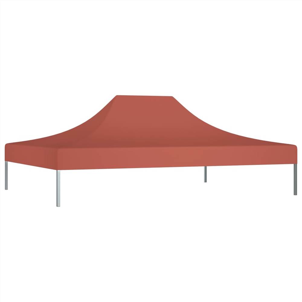 Party Tent Roof 4.5x3 m Terracotta 270 g/m²