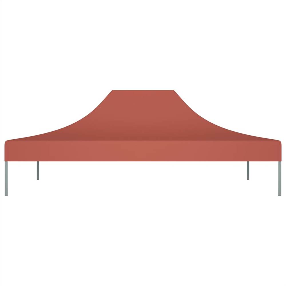 Party Tent Roof 4.5x3 m Terracotta 270 g/m²