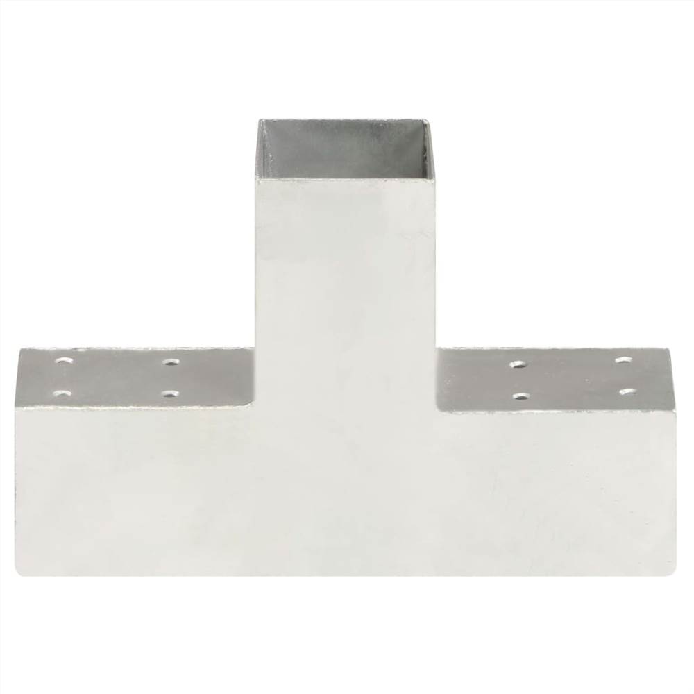 Post Connector T Shape Galvanised Metal 71x71 mm