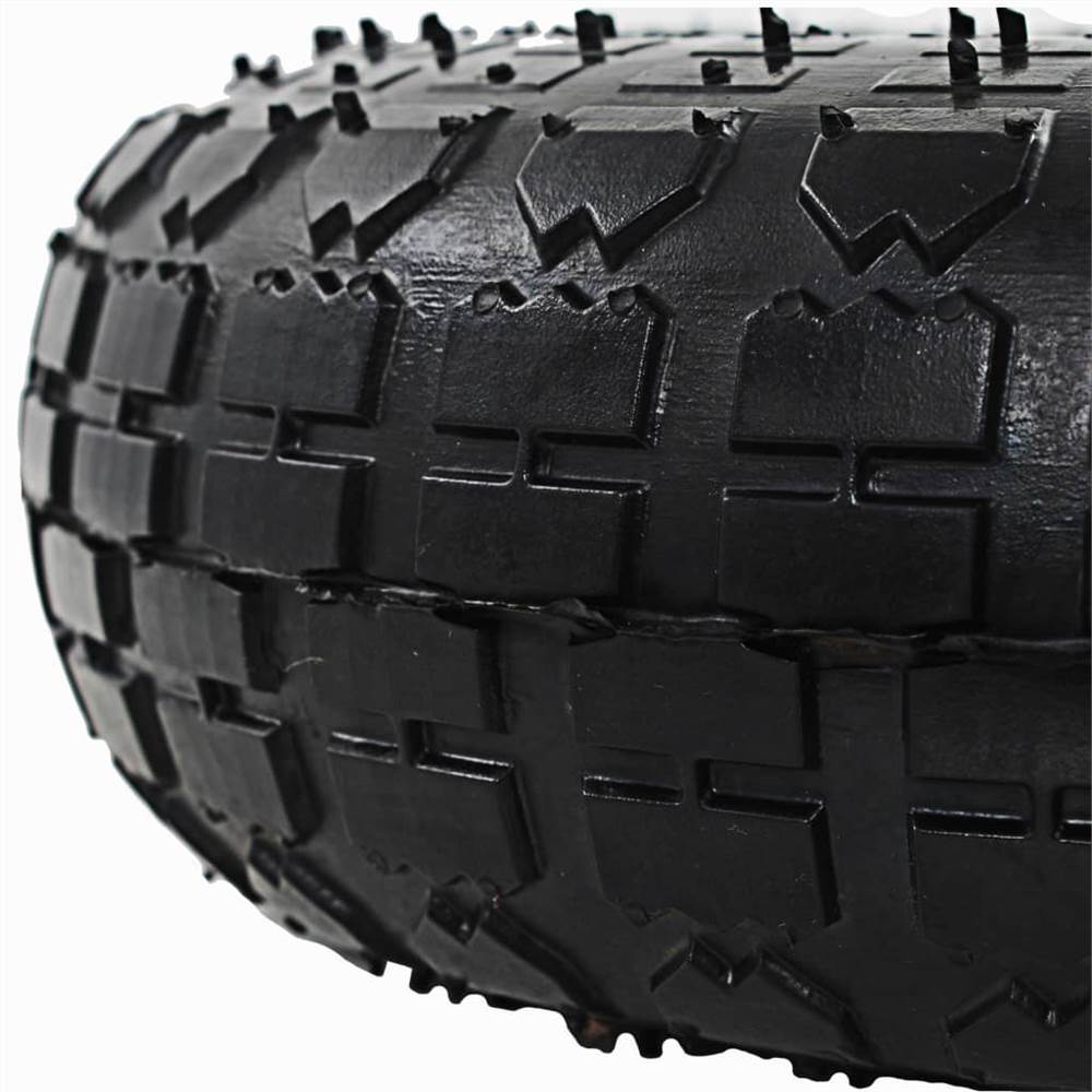 Sack Truck Wheels 2 pcs Rubber 4.10/3.50-4 (260x83)