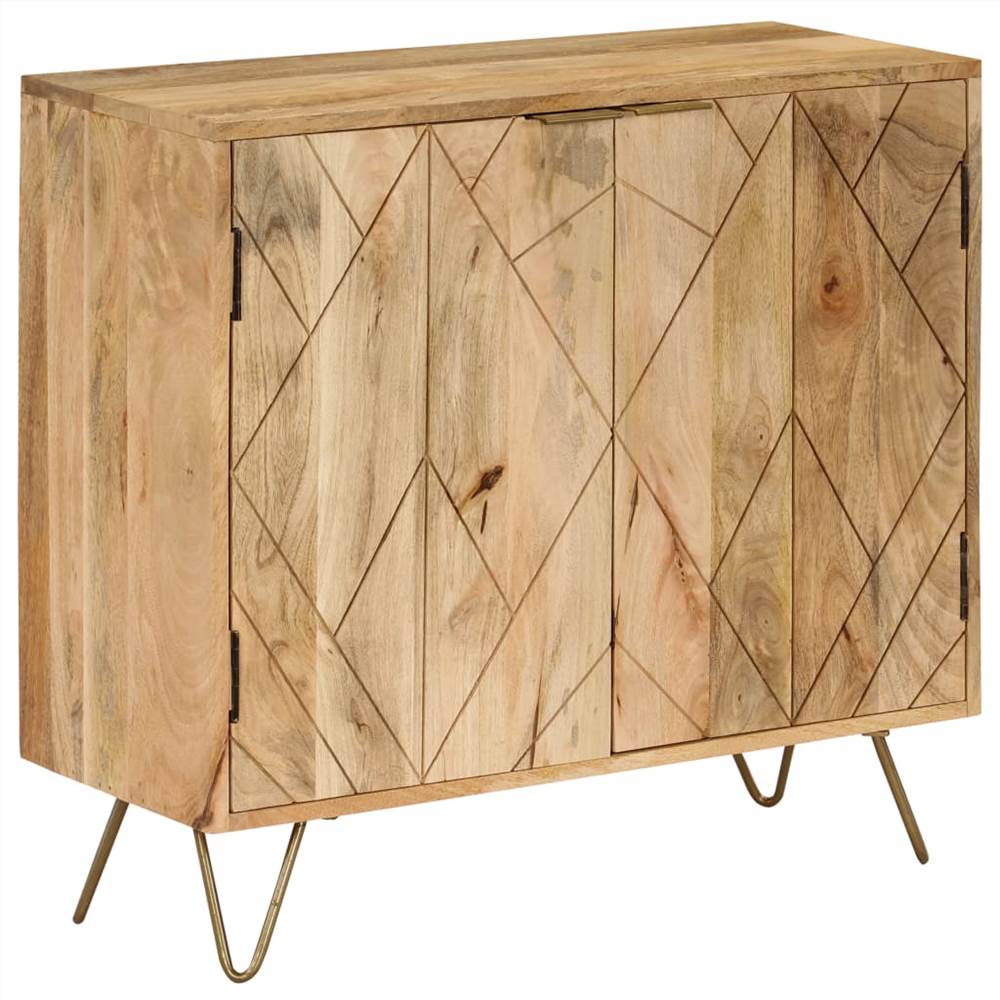 Sideboard Solid Mango Wood 80x30x75 cm