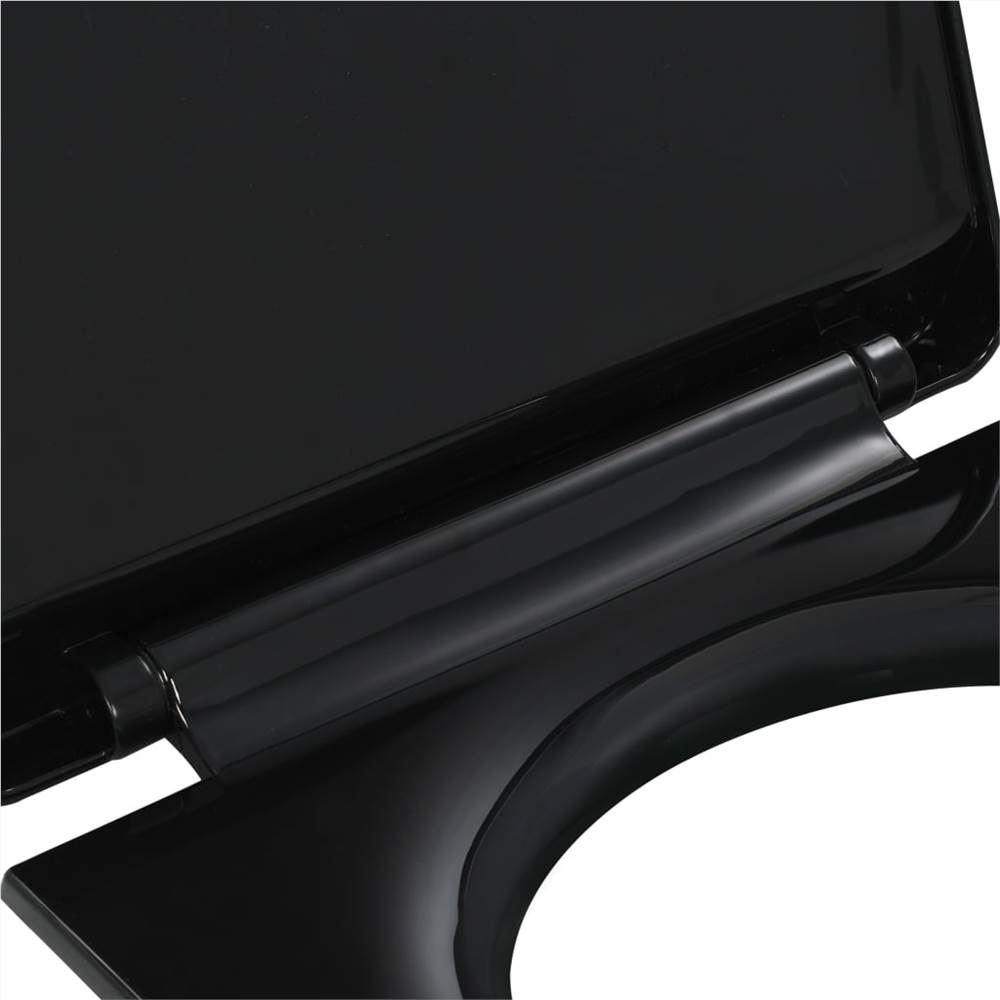 Softclose Toilet Seat with Quickrelease Design Black
