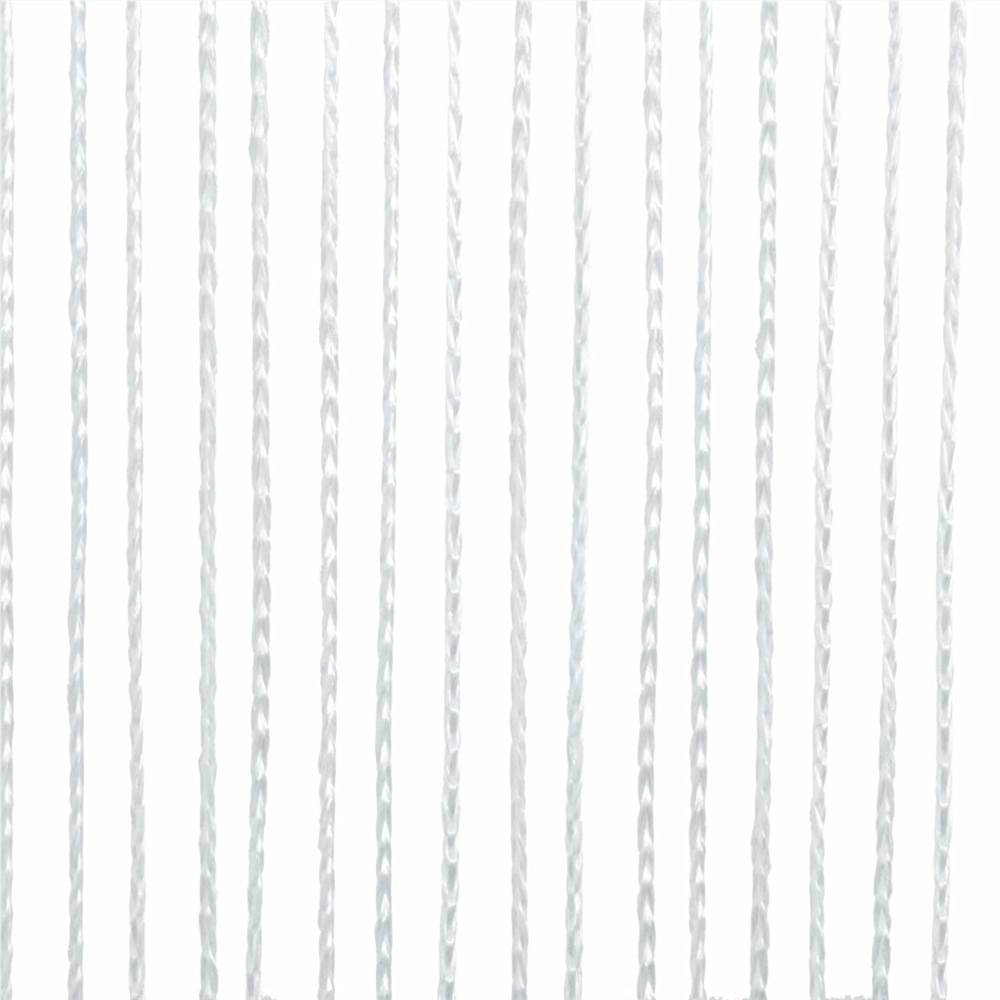 String Curtains 2 pcs 100x250 cm White