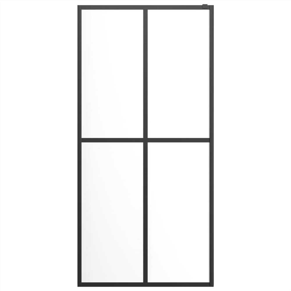 Walk-in Shower Screen Tempered Glass 118x190 cm