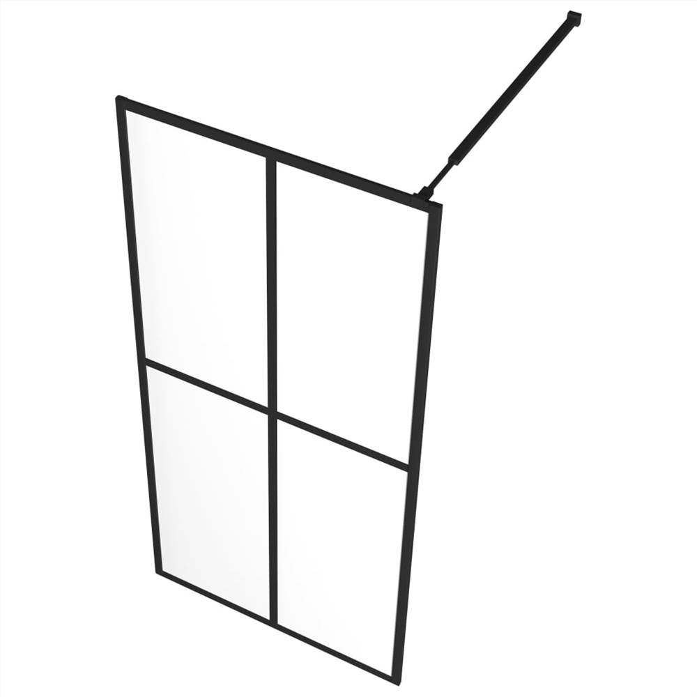 Walk-in Shower Screen Tempered Glass 118x190 cm